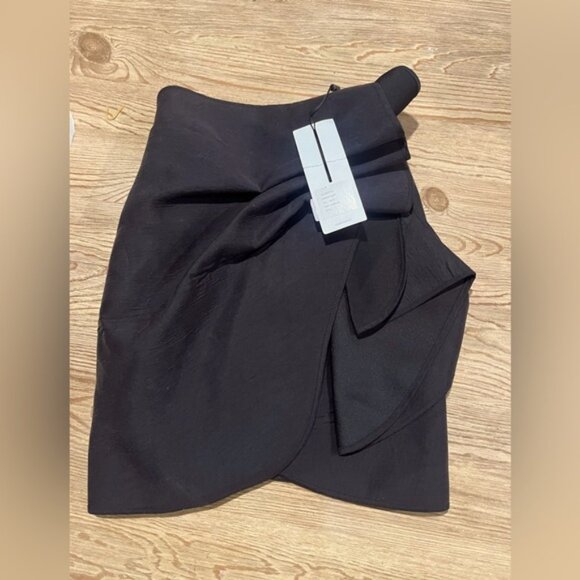 NWT Acler black bronte size 4 skirt - Picture 1 of 3